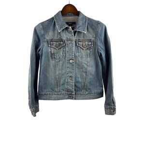Women’s Vintage GAP Large Light Wash Blue Jean Jacket
